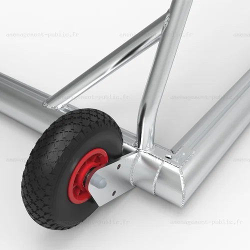 Cage de foot en aluminium avec roulettes